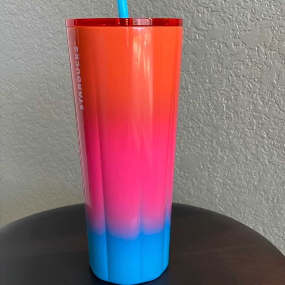 CLOSET CLOSING Starbucks Puffy Gradient cold cup tumbler, stainless steel, ventI